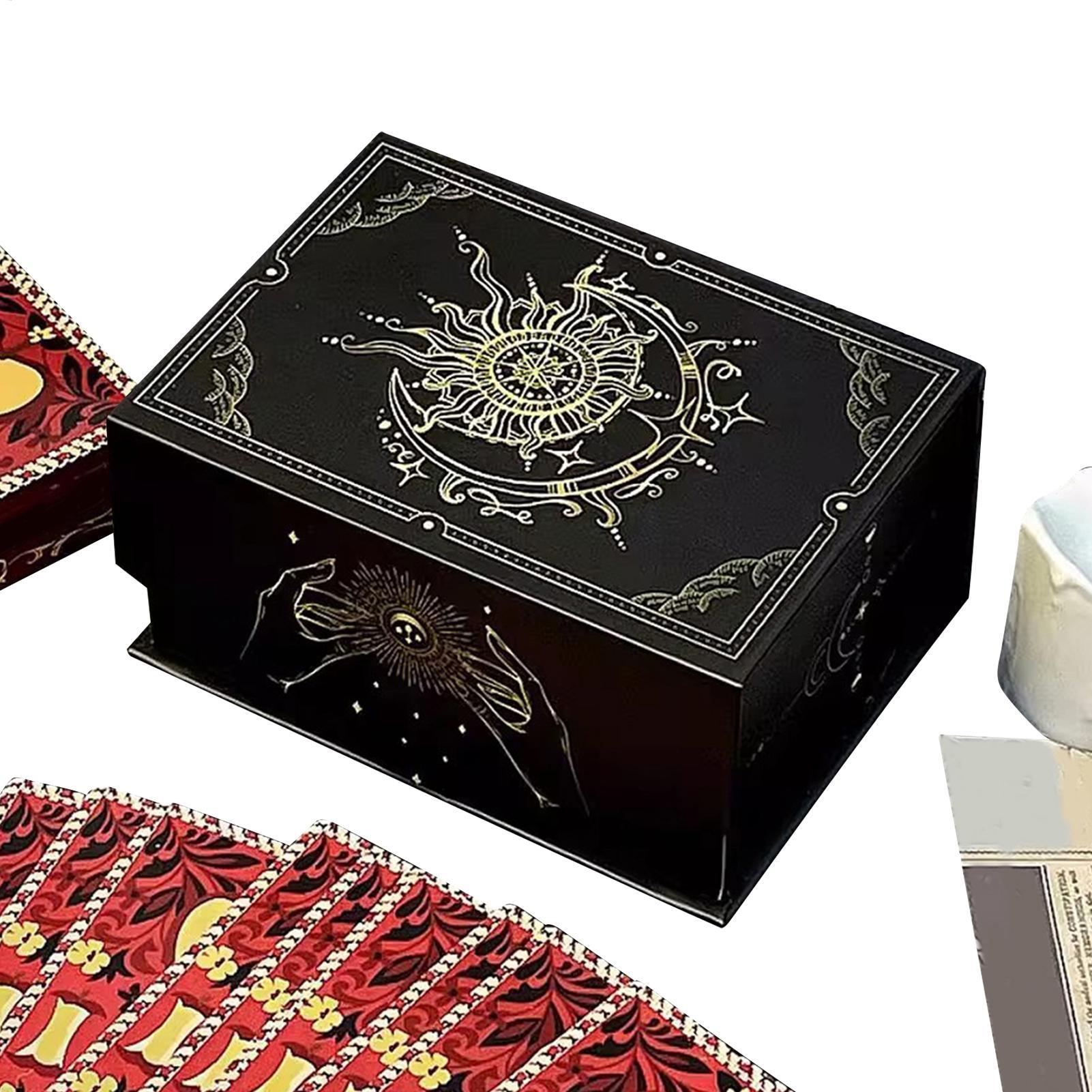 Tarot Deck With Guidebook - Manyetik Kapaklı Tarot Kart Kutusu, Taşınabilir