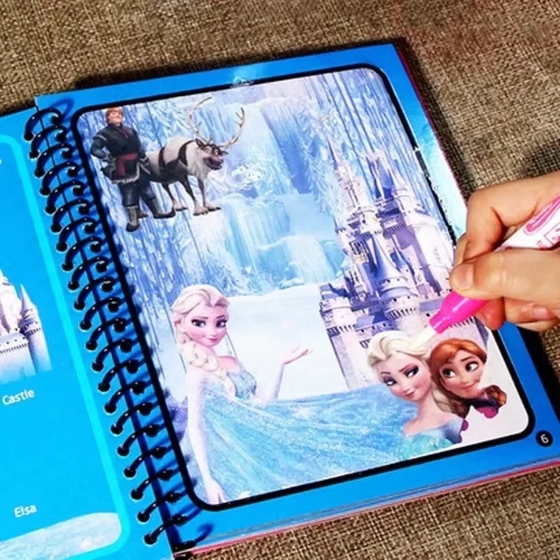 Çizgi Film Su Boyama Çizim Oyu - Reusable Water Magic Coloring Book incelemesi ve fiyatı