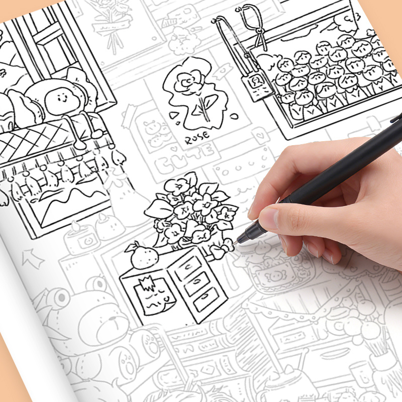 Yetişkinler İçin Stres Gideric - Adult Coloring Book Stress Relief incelemesi ve fiyatı