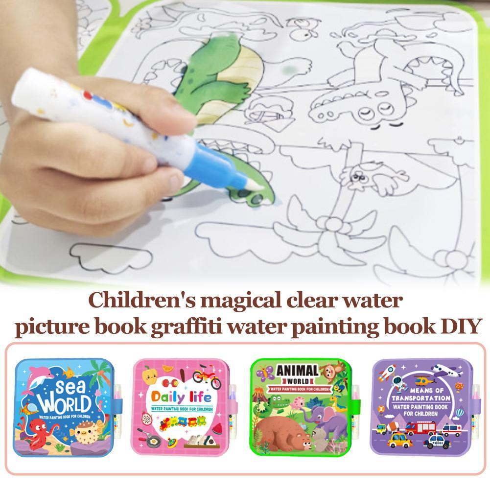 Sihirli Su Çizim Kitabı DIY Do - Reusable Water Magic Coloring Book incelemesi ve fiyatı
