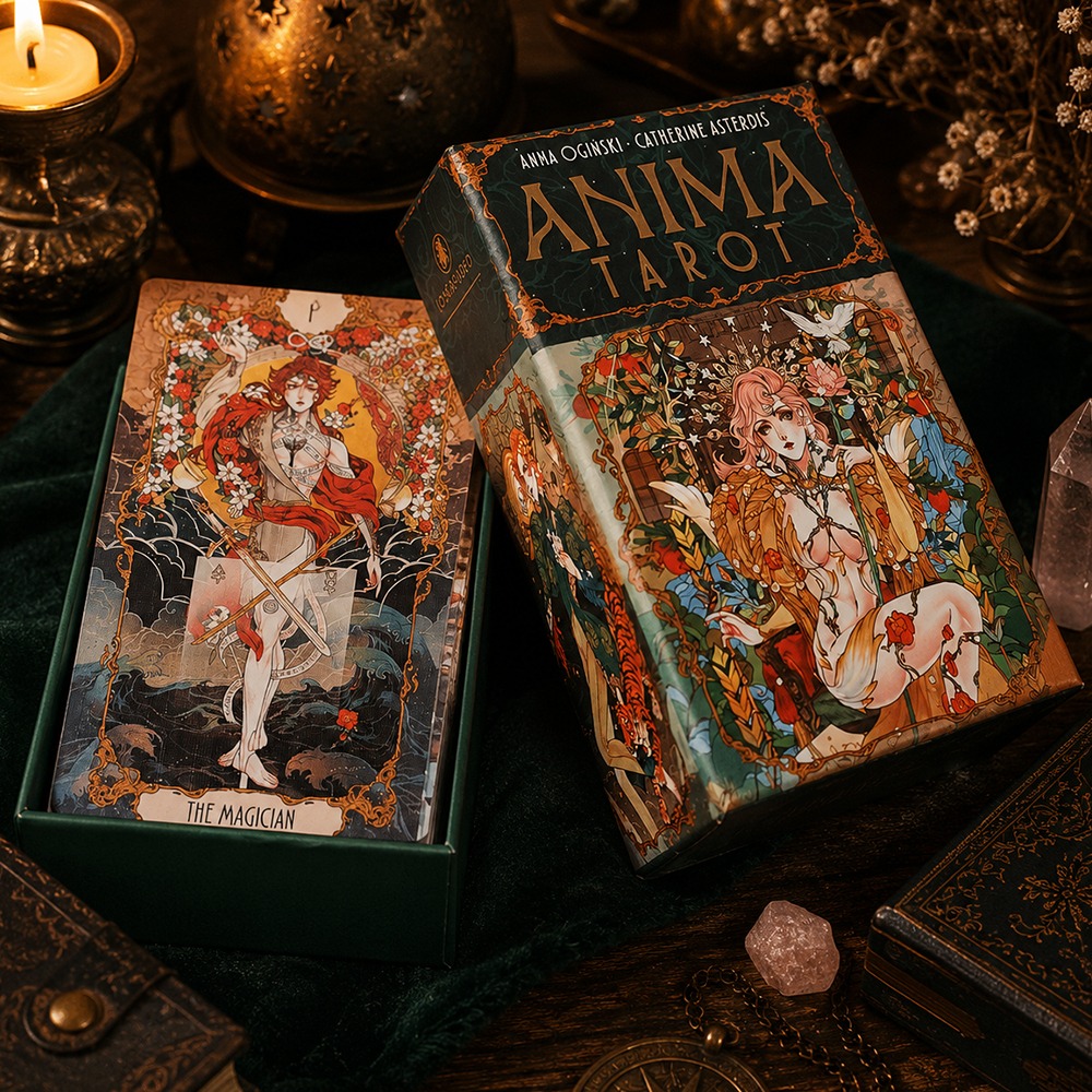 Muhteşem Anime Tarzı Çizimlerl - Tarot Deck With Guidebook incelemesi ve fiyatı