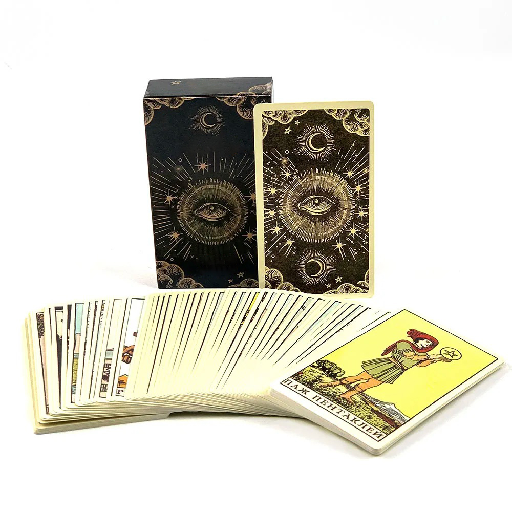 Rusça Baskı Tarot Kartları Kad - Tarot Deck With Guidebook incelemesi ve fiyatı